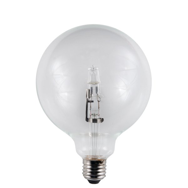 Globe halogeenlamp 18W E27 230V 125mm helder
