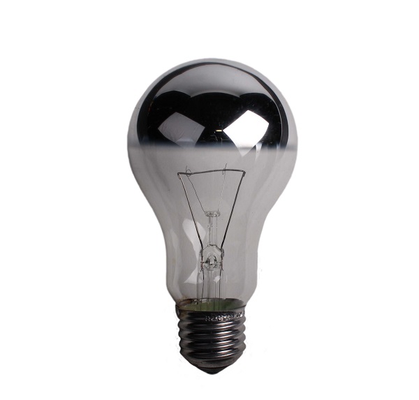 Bellight kopspiegellamp 100W E27 230V A60 zilver