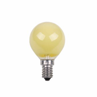 Sylvania kogellamp 25W E14 230V geel