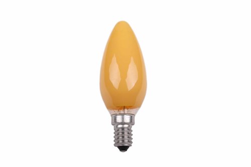 Kaarslamp 25W E14 230V oranje