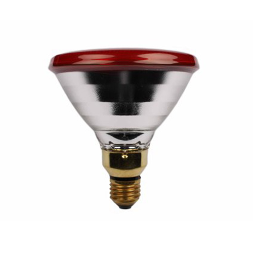 Philips IR lamp 100W E27 230V PAR38 Rood glas
