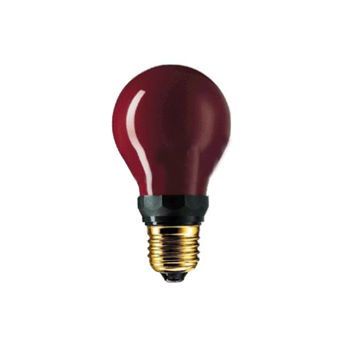 Dr. Fischer PF 712E 15W E27 230V doka lamp Darkroom rood