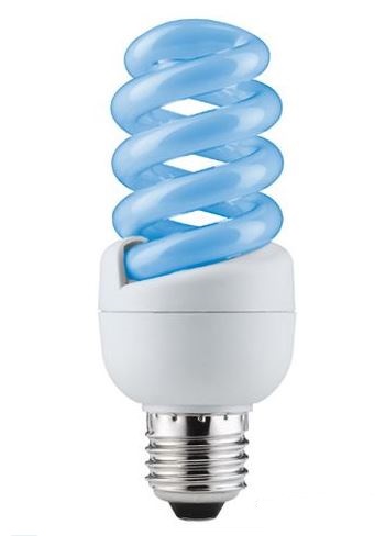 Paulmann spaarlamp 15W E27 twist blauw
