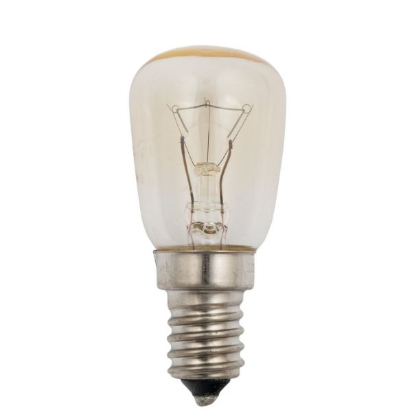 Schakelbordlamp 15W E14 12V-15V 28x63mm helder