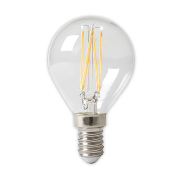 Calex filament LED kogellamp 3,5W E14 240V 2700K kleur 827 P45 helder dimbaar