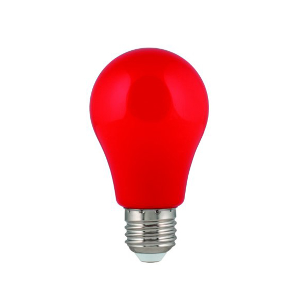 Bailey BaiColour LED normaallamp 5W E27 230V A60 IP44 met kunststof bol rood niet dimbaar