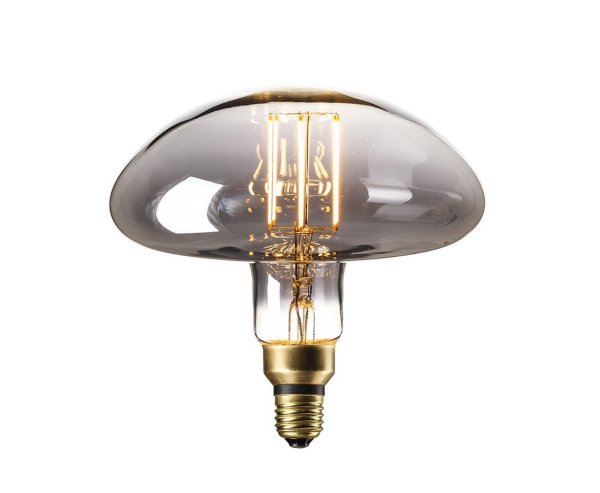 Calex Calgary filament LEDlamp XXL 6W E27 240V 2200K kleur 822 dimbaar titanium