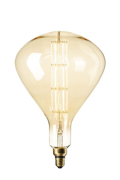Calex Sydney filament LEDlamp XXL 8W E27 240V 2200K kleur 822 goud dimbaar