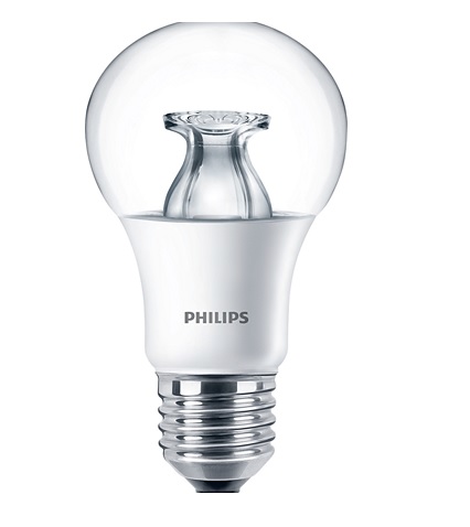 Philips Master LED normaallamp 8,5W=60W E27 220V-240V 2700K-2200K kleur 827-822 A60 helder dimbaar