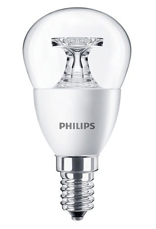 Philips CorePro kogellamp 4W=25W E14 220V-240V 2700K kleur 827 P45 helder niet dimbaar