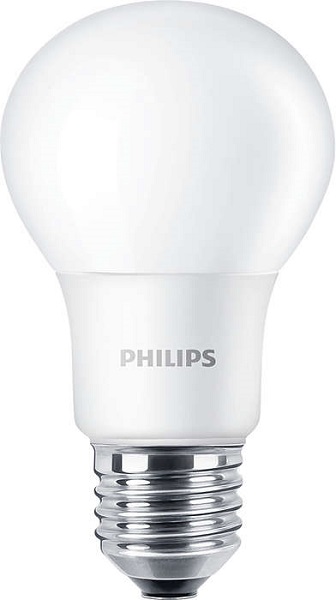 Philips CorePro LED normaallamp ND 5,5W=40W E27 220V-240V 2700K kleur 827 A60 mat niet dimbaar