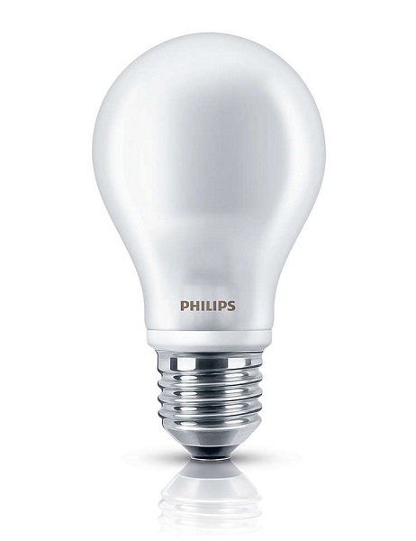 Philips Classic LED normaallamp 7W=60W E27 220V-240V 2700K kleur 827 A60 mat niet dimbaar