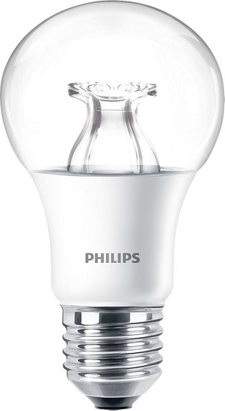 Philips Master LED normaallamp DT 8=60W E27 220V-240V 2700-2200K kleur 827-822 helder A60 DimTone dimbaar