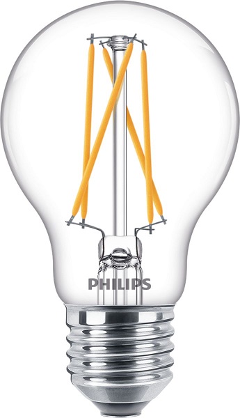 Philips Classic LED normaallamp DT 9W=60W E27 220V-240V 2700K-2200K kleur 927-922 A60 helder dimbaar