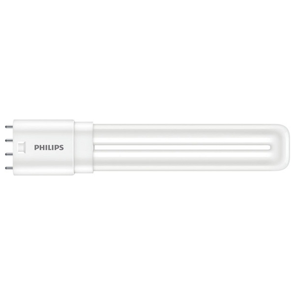 Philips CorePro LEDlamp PL-L EM Mains 8W=18W 2G11 4P (4-pins) 4000K kleur 840 niet dimbaar