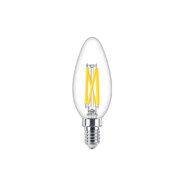 Philips Master LED B35 kaarslamp DT 3,4W=40W E14 220V-240V 927-922 helder DimTone dimbaar