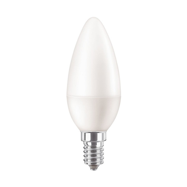 Philips CorePro LED B38 kaarslamp 7W=60W E14 220V-240V 840 mat niet dimbaar