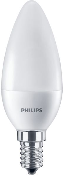 Philips CorePro LED kaarslamp 7W-60W E14 220V-240V 2700K kleur 827 B38 mat niet dimbaar