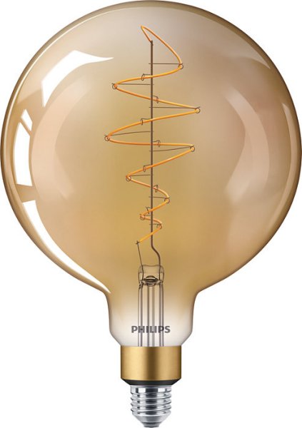 Philips Classic flexLED filament LED globelamp 200mm Giant 6,5W-40W E27 220V-240V 820 2000K goud dimbaar