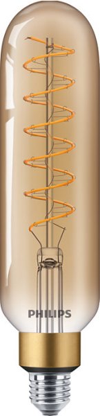 Philips Classic T65 flexLED filament Giant LED buislamp 6,5W=40W E27 220-240V 2000K kleur 820 goud dimbaar