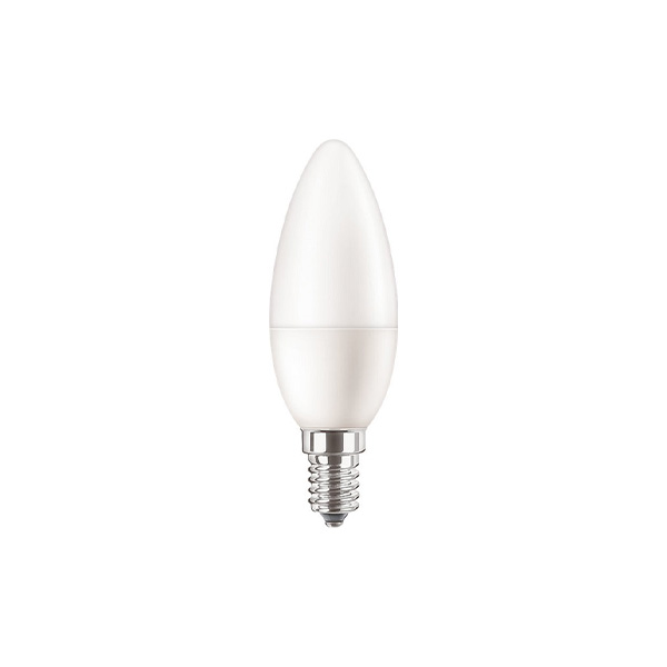 Philips CorePro LED B35 kaarslamp 5W=40W E14 220V-240V 827 mat niet dimbaar