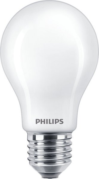 Philips Classic LED normaallamp CRI90 DT 7W=60W E27 220V-240V 2700K-2200K kleur 927-922 A60 mat dimbaar