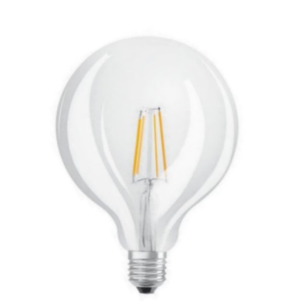 Osram Parathom filament LED globelamp 125mm 7W=60W E27 220-240V 2700K kleur 827 helder niet dimbaar