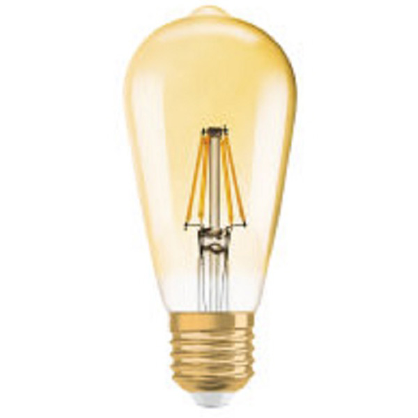 Osram Vintage 1906 Edison ST64 filament LEDlamp 2,8W=21W E27 220V-240V 824 2400K goud niet dimbaar