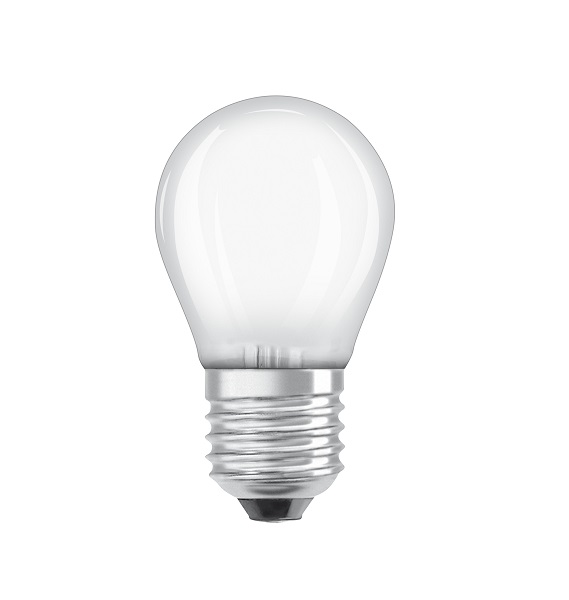 Osram Parathom Retrofit Classic P filament LED kogellamp 4W=40W E27 220V-240V 2700K kleur 827 mat niet dimbaar