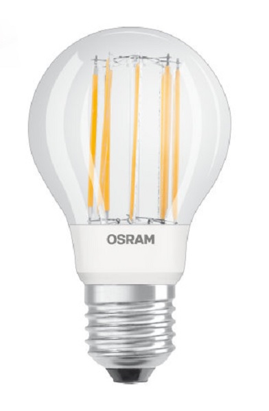 Osram Parathom Dim Classic A filament LED normaallamp 12W=100W E27 220V-240V 2700K kleur 827 helder dimbaar