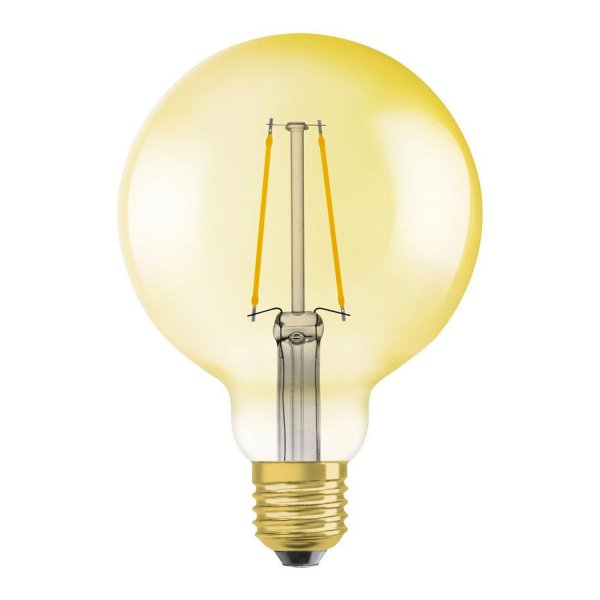 Osram Vintage filament 1906 LED globelamp 95mm 4,5W E27 220V-240V 2500K kleur 825 goud niet dimbaar