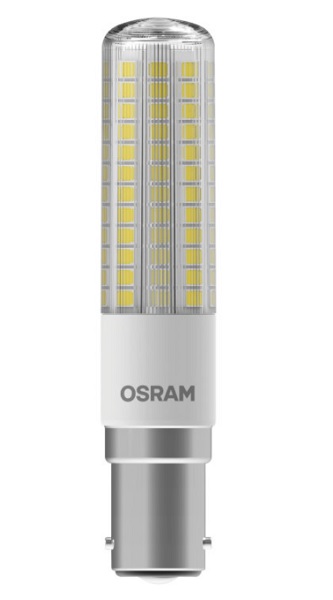 Osram Special T Slim LEDlamp 7W=60W Ba15d 220V-240V 2700K kleur 827 320° helder niet dimbaar