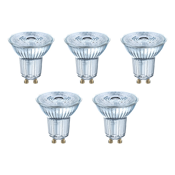 Osram Parathom Dim LEDspot PAR16 4,5W=50W GU10 220V-240V 3000K kleur 930 36° dimbaar set 5