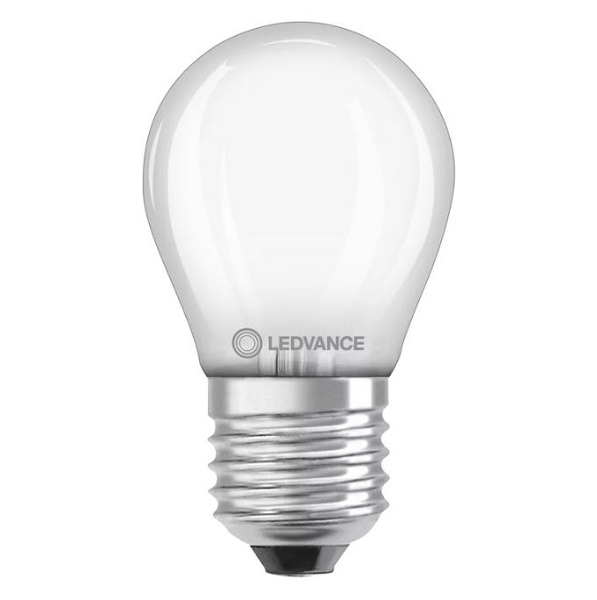 Ledvance Performance Class Classic P filament LED kogellamp 2,5W=25W E27 220V-240V 827 2700K mat niet dimbaar