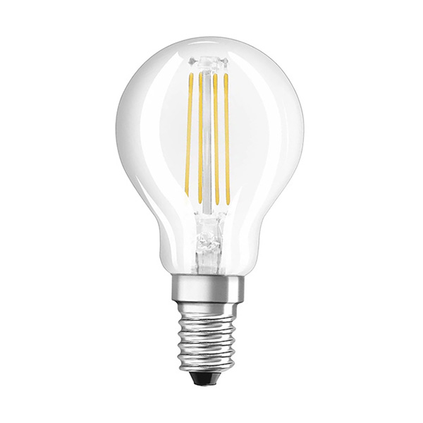 Osram Parathom Retrofit Classic P filament LED kogellamp 5,5W=60W E14 220V-240V 2700K kleur 827 helder dimbaar