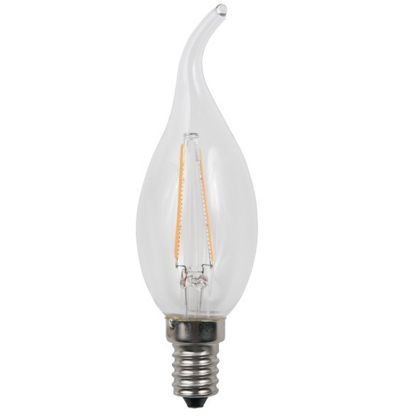 SPL filament LED bentip kaarslamp 1,9W E14 230V 2100K kleur 821 helder niet dimbaar