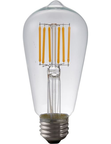 SPL Rustika ST58 filament LEDlamp 5,5W E27 230V 2500K kleur 925 helder dimbaar