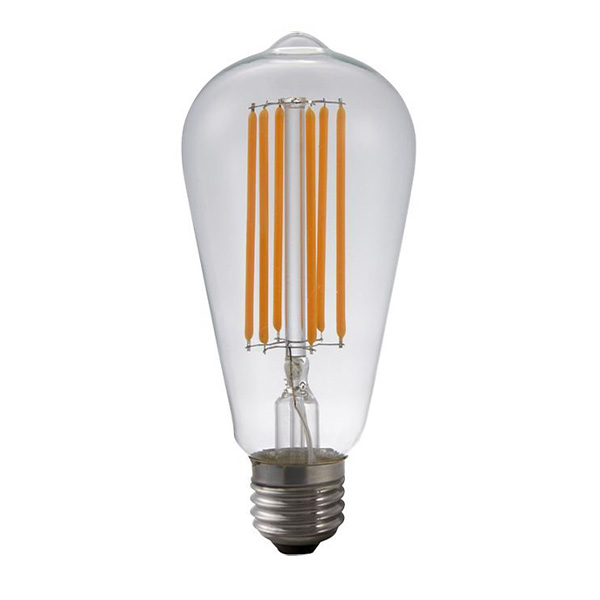 SPL Rustika ST64 filament LEDlamp 6,5W E27 230V 1800K kleur 918 helder dimbaar