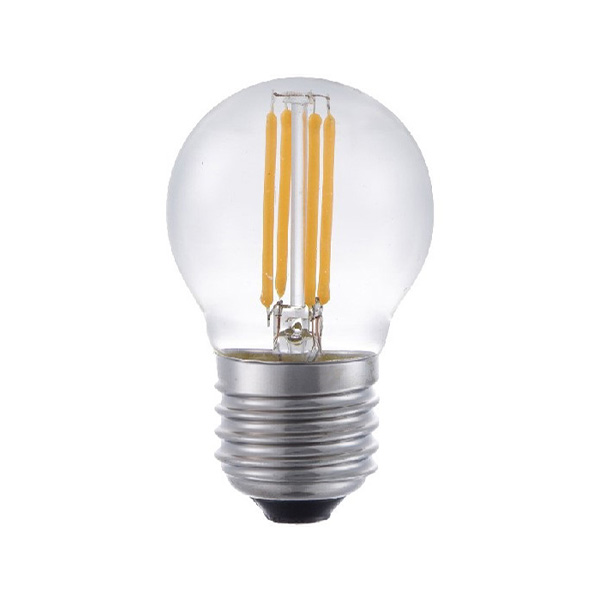 SPL filament LED kogellamp 4W E27 230V 2500K kleur 925 helder dimbaar