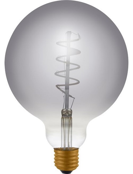 SPL flexLED filament LED globelamp 125mm AX 4,5W E27 230V 2200K kleur 922 smoke dimbaar