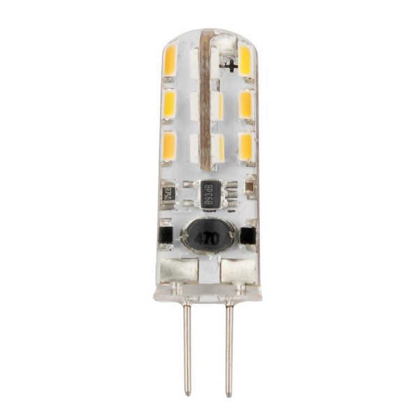 SPL LEDlamp 1,5W G4 12V AC/DC 2700K kleur 827 10,6x35mm helder silicone 360° dimbaar
