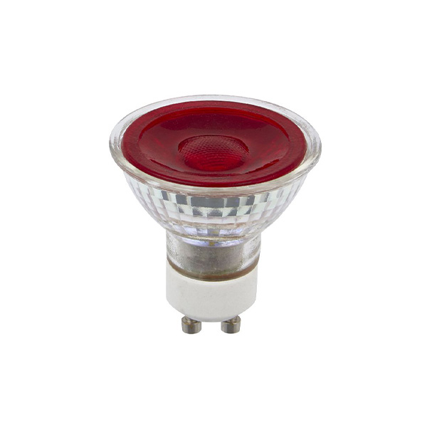 SPL LEDspot MR16 5W GU10 230V rood 38° dimbaar