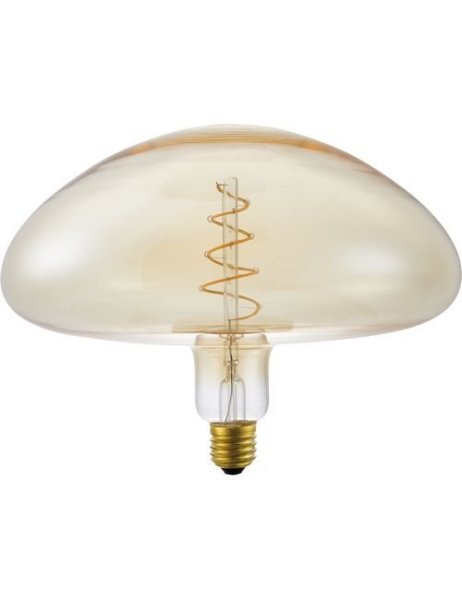 SPL Big Flex flexLED filament Mush LEDlamp 4W E27 230V 2000K kleur 920 goud dimbaar