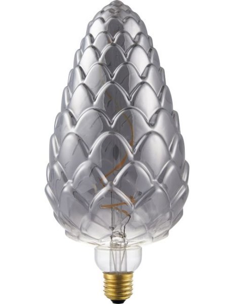 SPL Big Flex flexLED filament Pine-Cone LEDlamp 4W E27 230V 2200K kleur 922 smoke dimbaar