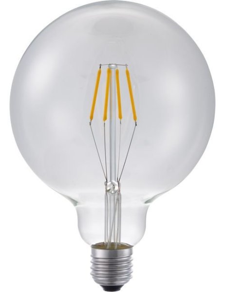 SPL filament LED globelamp 125mm 4W E27 230V 2200K kleur 922 helder dimbaar