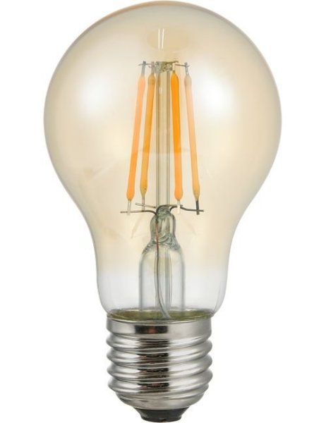 SPL filament LED normaallamp GLS 4,5W E27 230V 2500K  kleur 825 goud lichtsensor