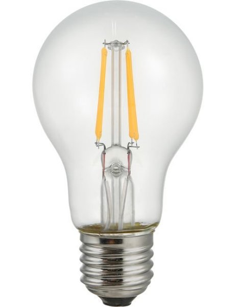 SPL filament LED normaallamp GLS 4,5W E27 230V 2700K kleur 827 helder lichtsensor
