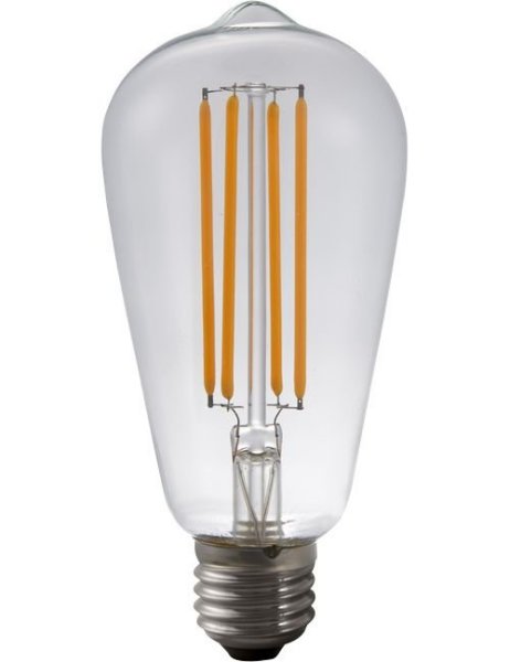 SPL Rustika ST64 filament LEDlamp 4,5W E27 230V 2200K kleur 922 helder dimbaar