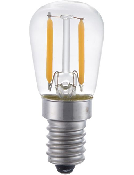 SPL Pygmy filament LED buislamp 1,5W E14 230V 2500K kleur 925 helder niet dimbaar