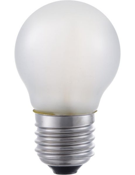 SPL filament LED kogellamp 3W=25W E27 230V 2700K kleur 827 mat dimbaar